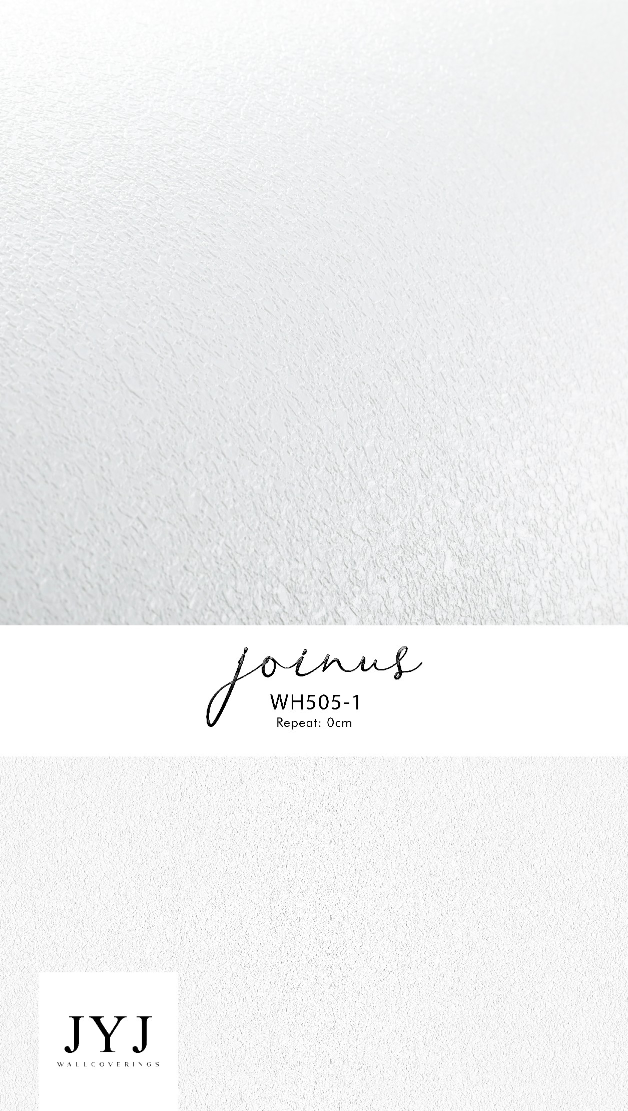 Giấy dán tường màu trắng WH505-1 - JOINUS